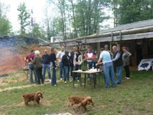 Autour du barbecue